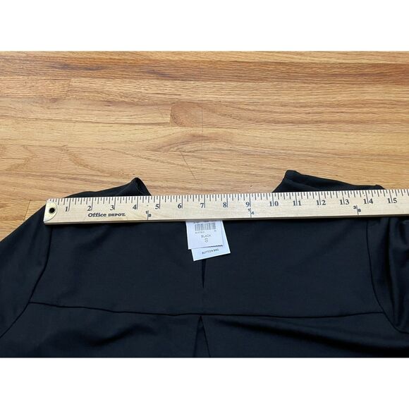 J. Jill Women's S Black Shift Rayon Dress Knee Length Flared Boho Stretch Casual - Picture 11 of 11